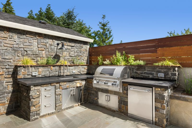Outdoor Stone Kitchen