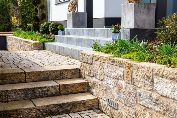 Stone Step Replacement in Bellevue
