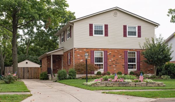Brick Siding Construction in Bellevue